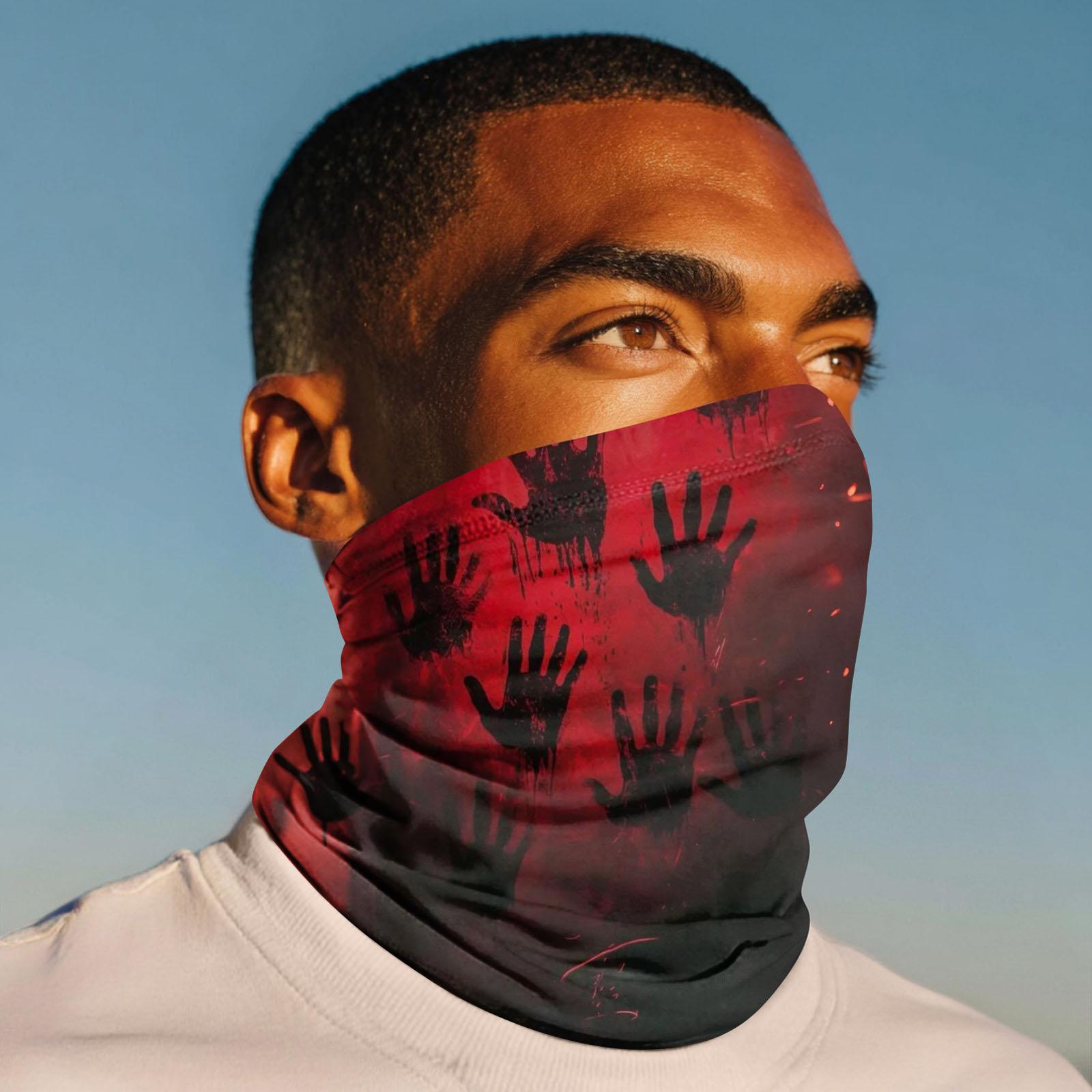 

Уличная велосипедная маска Модный принт Бандана Шарф для шеи One Size