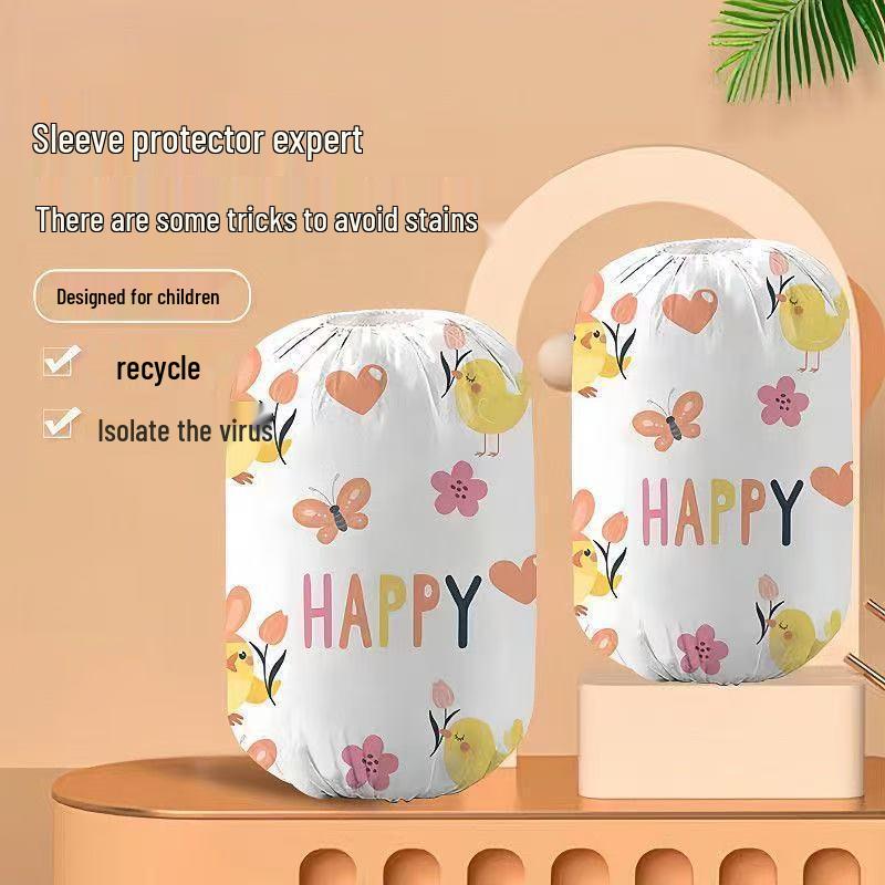 

Супер милые водонепроницаемые детские нарукавники - Маслостойкие, не требующие стирки, идеально подходят для осени и зимы Disposable Sleeve Single (No Packaging)