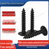 Black Phillips Self-Tapping Screws with Washers: PWA 1.2M To 4M, Disc Head.