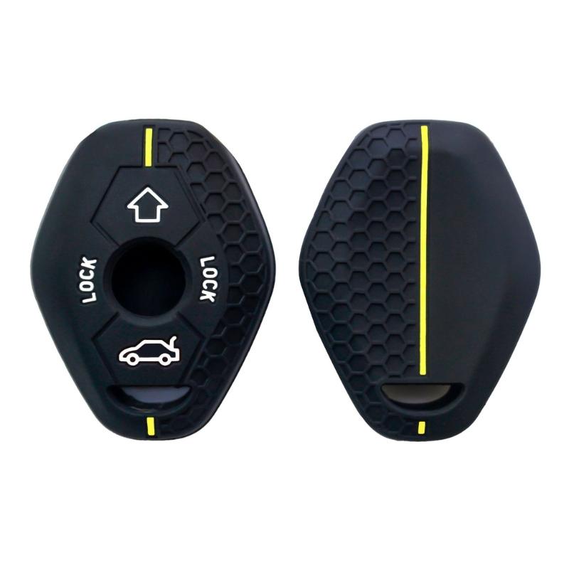 Remote Key Cover Protective Shell Full Protection Key Fob Case Scratchproof Protector Silicone Car Key Case for E46