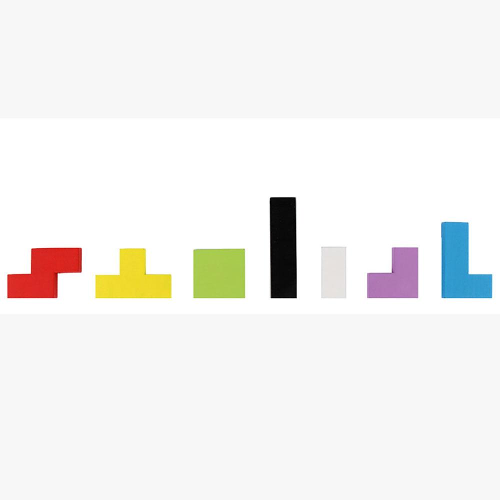 Holzwürfel-Puzzle-Bausteine, frühkindliche Bildung, geometrisches Puzzle, frühes Bildungsspielzeug