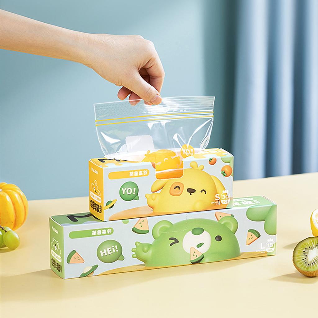 Household Food Storage Bags High Seal Designs Keeps Food Freshing Prevents Odor Spread Materials Sturdy and Reusable
