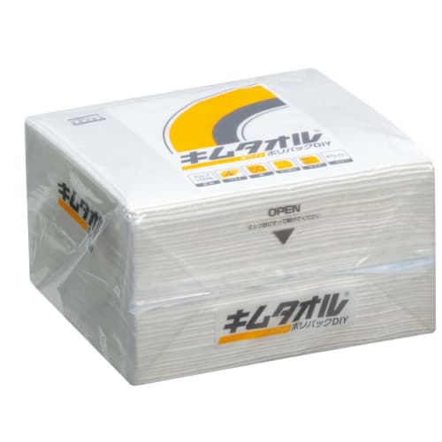

Crecia Kimtowel White Poly Pack DIY 50 Sheets 61031 | For wiping down tools and parts, low dust generation, durable, water and oil absorbent, car inte