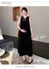 2026 Summer Maternity Sleeveless Slimming Dress for Pregnant Mothers