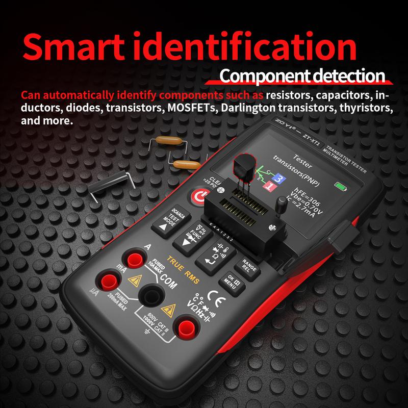 ZOYI XR1 2-in-1 Intelligent Transistor Tester Digital Multimeter Electronic Repair Tool for Tech Enthusiasts