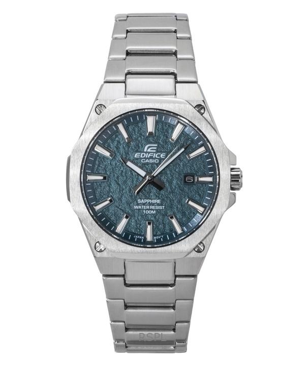 

Мужские часы Casio Edifice Аналоговые из нержавеющей стали с зеленым циферблатом Кварцевые EFR-S108DE-3AV 100М зелёный
