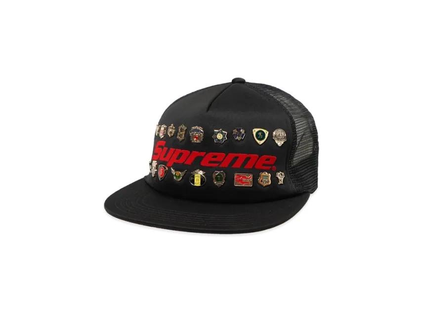 785761 Supreme Pins Mesh Back 5-Panel Black One-Size