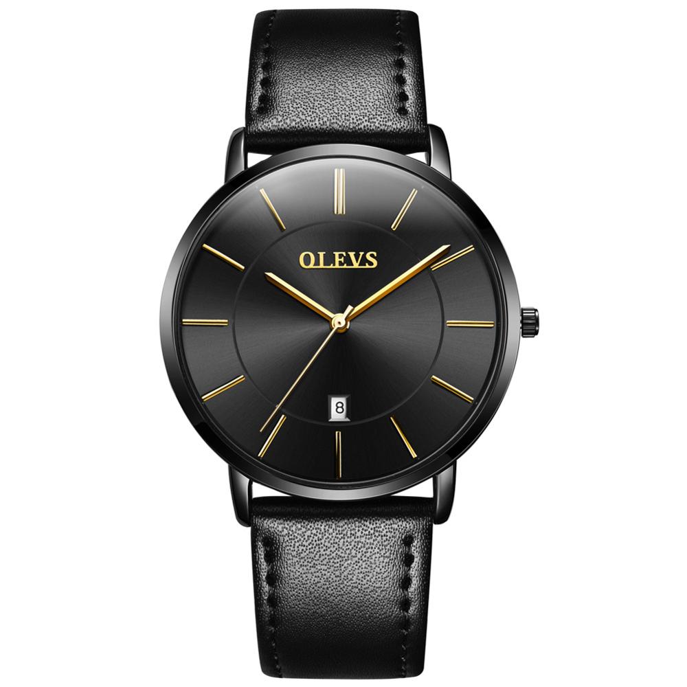OLEVS 5869 Men's Watch Top Brand Luxury Waterproof Ultra Thin Date Clock Male Steel Strap Classic Quartz Watch Business Watches