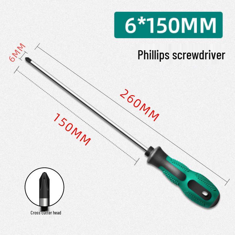 High-Strength Magnetic Screwdriver Set: Phillips, Slotted & Awl