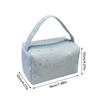 Portable Shining Star Patterns Makeup Bag Large Capacity Handheld Toiletry Bag Storage Bag Home Travel