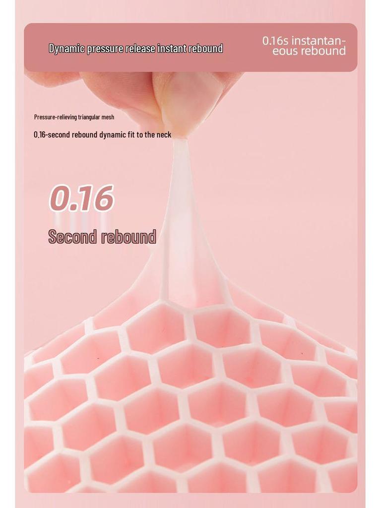 Class A TPE Rubber Neck Support Cooling Pillow - High Loft, Breathable, Gel Core, Anti-Collapse for Hotel or Summer Use