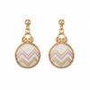 1 Pair Dangle Earrings, Ethnic Zhuang Brocade Woven Drop Earrings, Oriental Handmade Jewelry for Women Gift