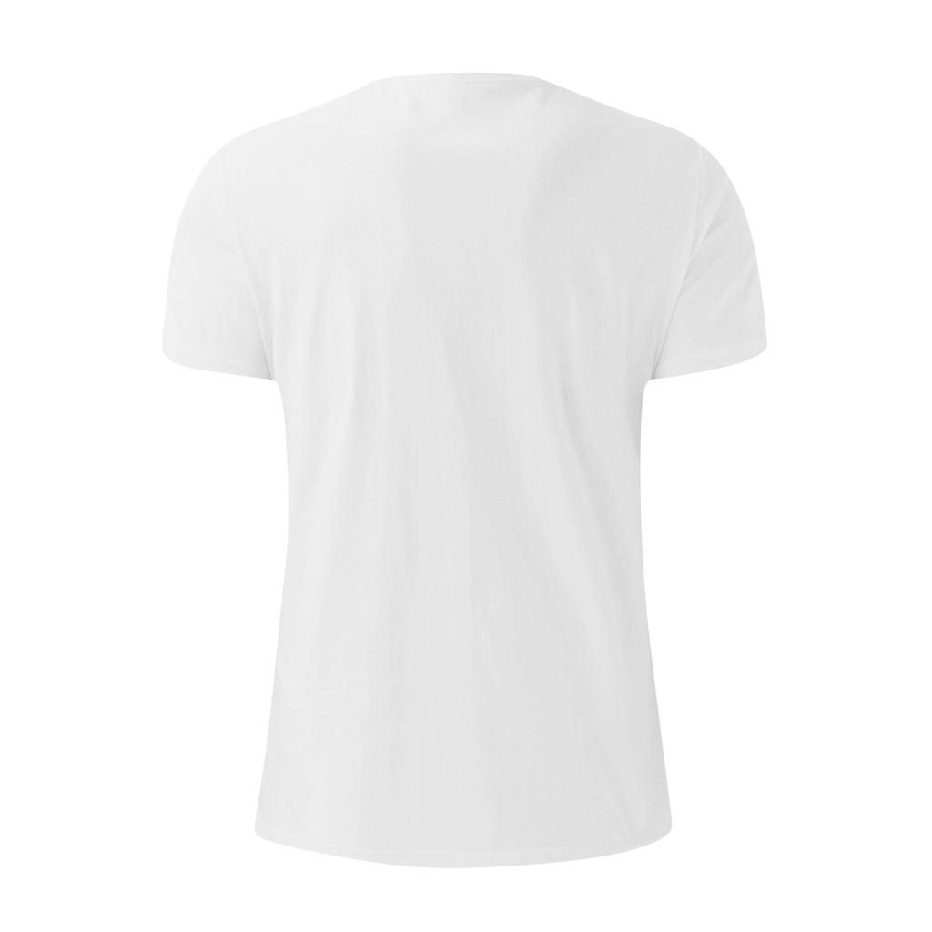 Men's Holiday Print Round Neck Short Sleeve Top Casual Sports Top