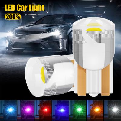 1Pc T10 Car COB Bulbs LED Interior Dome Transparent Crystal Reading License Plate Light Signal Lamp