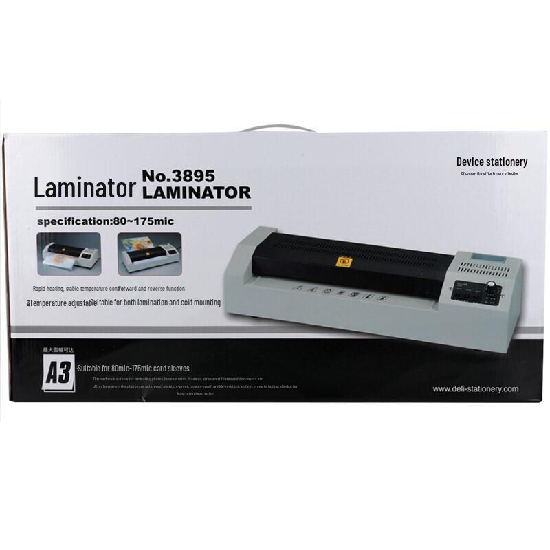 Deli 3895 Manual Laminator CN plug (adapter included)