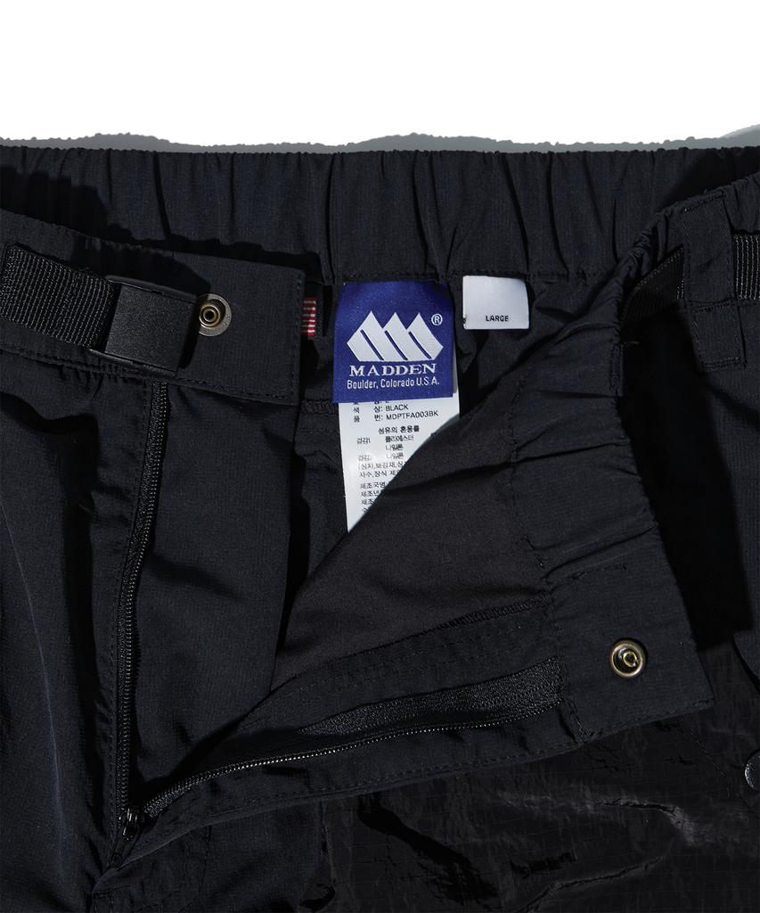 MADDEN Multi-Pocket Camper Pants Black