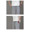 Romon Men's Lyocell-Linen Blend Casual Trousers