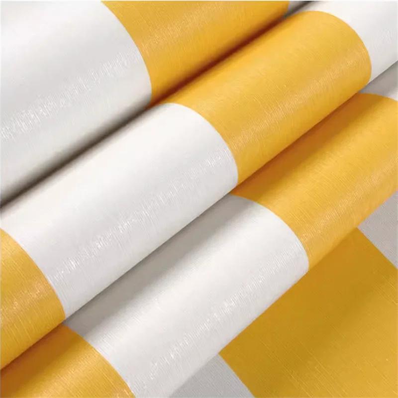 

Самоклеящиеся обои в вертикальную полоску, теплый желтый, водонепроницаемые и влагостойкие, бытовые, утолщенные, для спальни, гостиной 3m x 0.53m