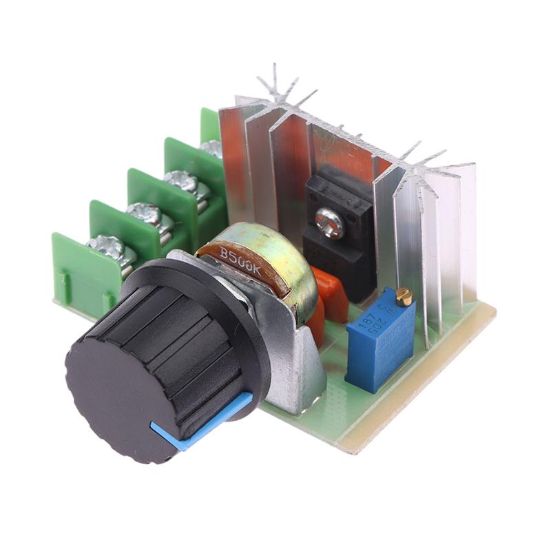 1Pcs 2000W Verstelbare Motor Speed Controller Voltage Regulator Ac Motor Speed Controller 50-220V 25A Motor