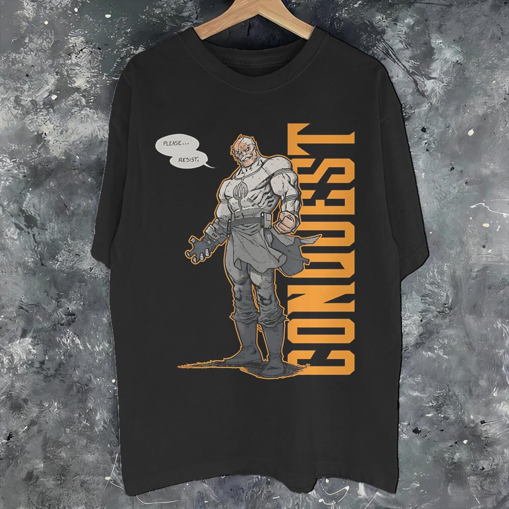 Conquest invincibles Merch Unisex Women T Shirt Pure Cotton Tee Graphic Printing Tshirt Clothes