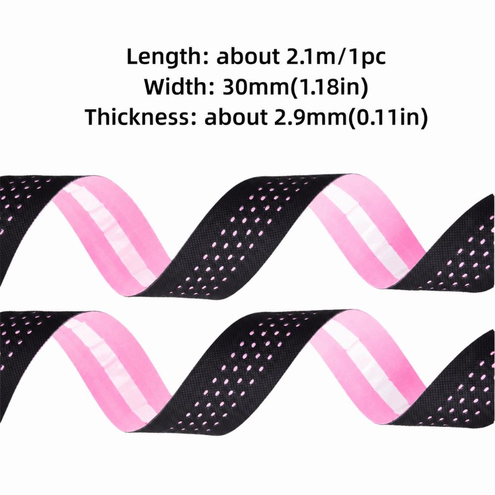 2 Rolls with 2 Bar Plug Bike Handlebar Tape Non-Slip Bicycle Bar Tape  Road Bike Cycling