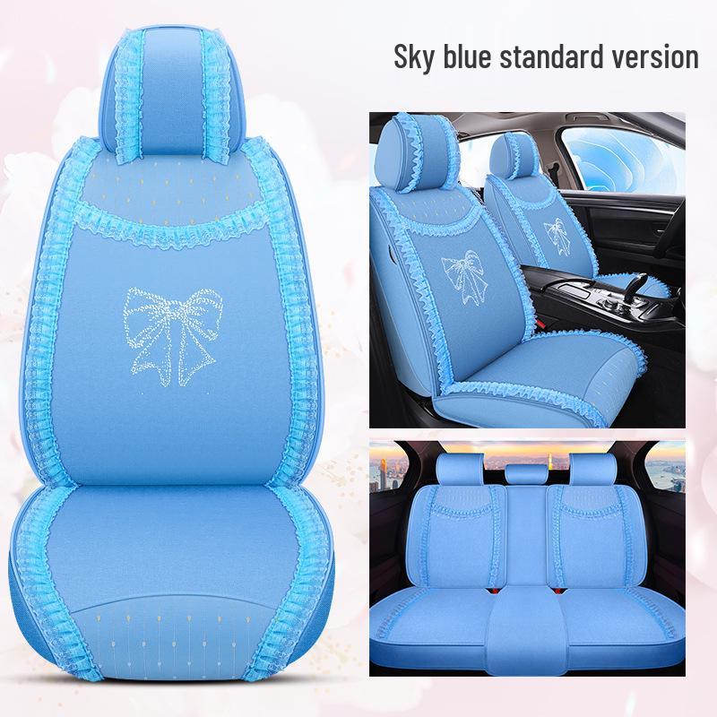 2018 Beijing BJ40/BJ20/BJ80 Universal Cartoon Car Seat Cover - All Seasons Full Surround Cushion