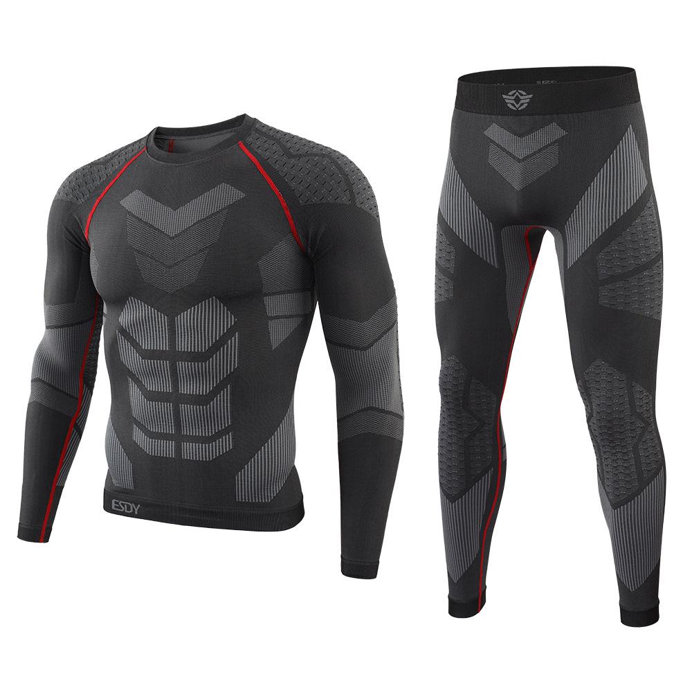 ESDY Iron Man Thermal Cycling Set A203: Moisture-Wicking, Seamless, Breathable, Sport Fit.