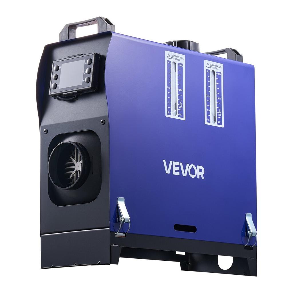 Diesel Heater, 8KW, DC 12V/24V, All in One Portable Diesel Air Heater with Remote Control and LCD Screen, Fast Heating Low Noise, 5 L Fuel Tank for