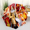 Fire Fist Fairy Tail Automatic Umbrella Compact & Durable 8-Rib Design Sturdy Construction for Women/Men Fashionable Gift for Festivals