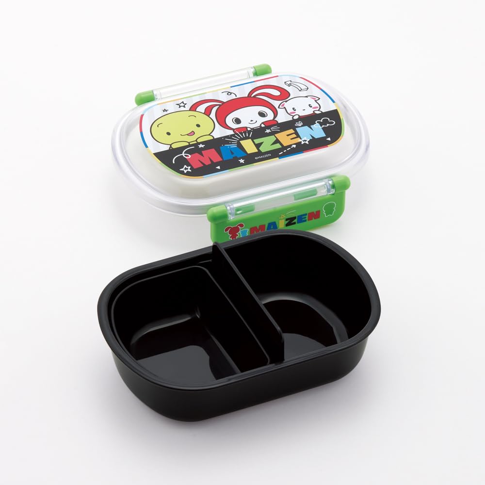 Skater Bento 360ml with a Fluffy Made in Single Dishwasher and Microwave Maizen Model Children's Box, Capacity, Lid, Japan, Tier, Safe, Sisters, 24,