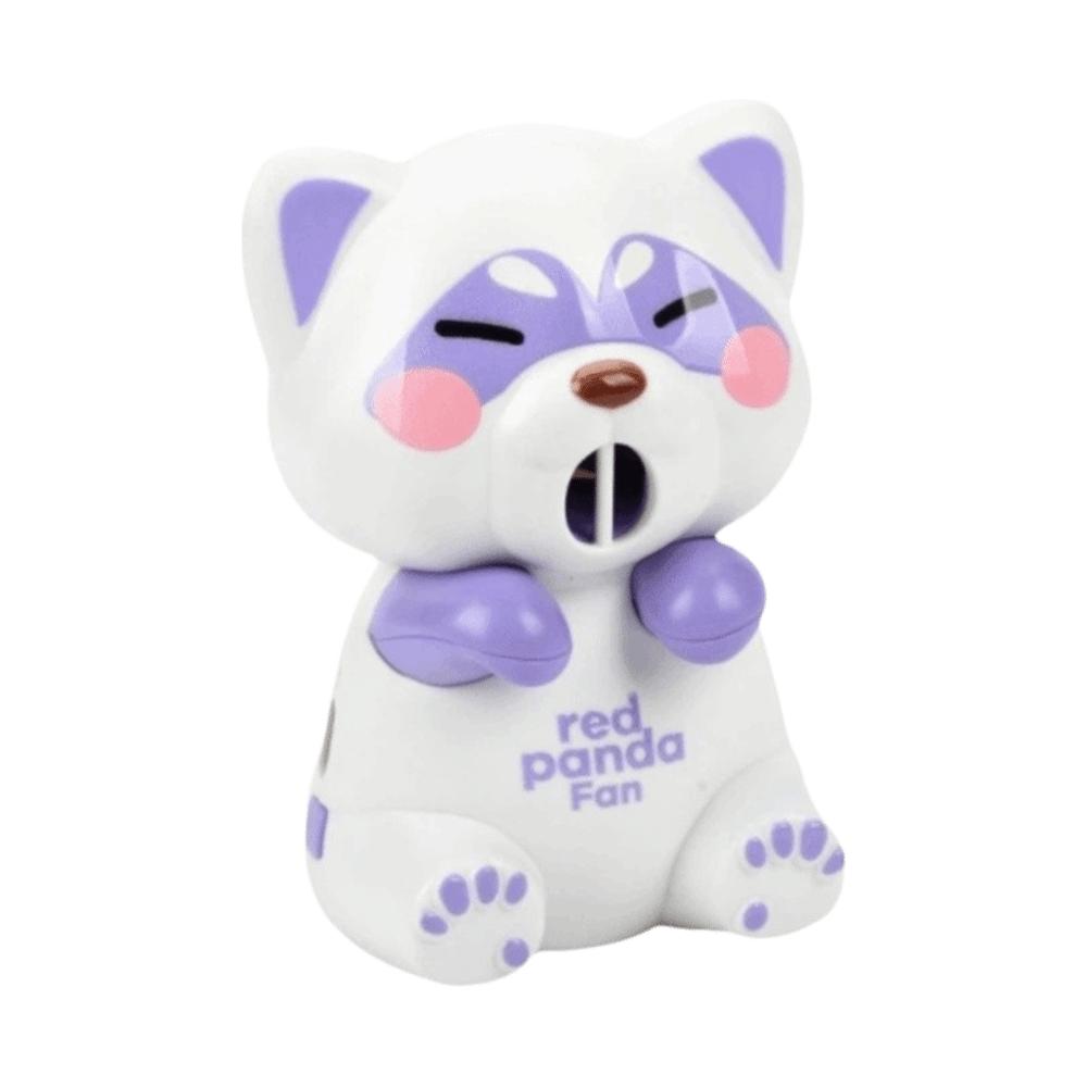 Clip On Design USB Rechargeable Fan Quiet Operation Mini Cooling Fan  Desktop Use raccoon