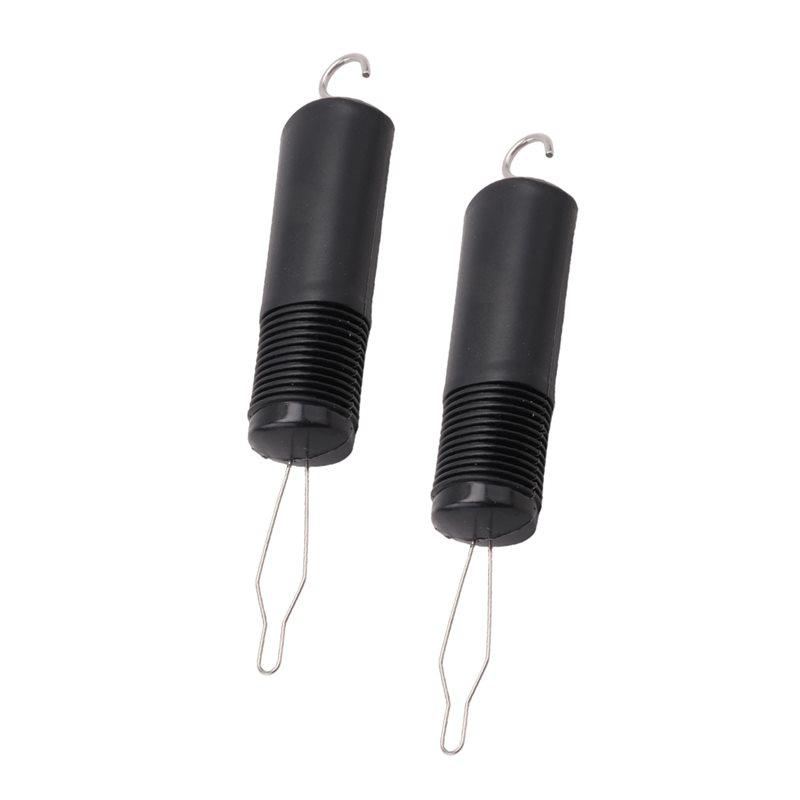 Practical-2Pcs Button Hook Tool With Non-Slip Grips To Help With Shirts, Coats, Button Hook Aids For The Elderly And Arthritic чёрный