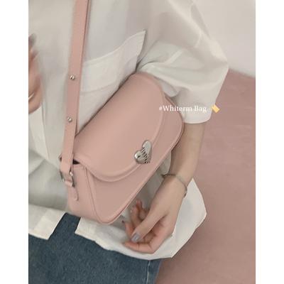 French Niche High-end Underarm Bag Women's 2025 New Fashion Love Lock Small Square Bag Versatile Shoulder Bag