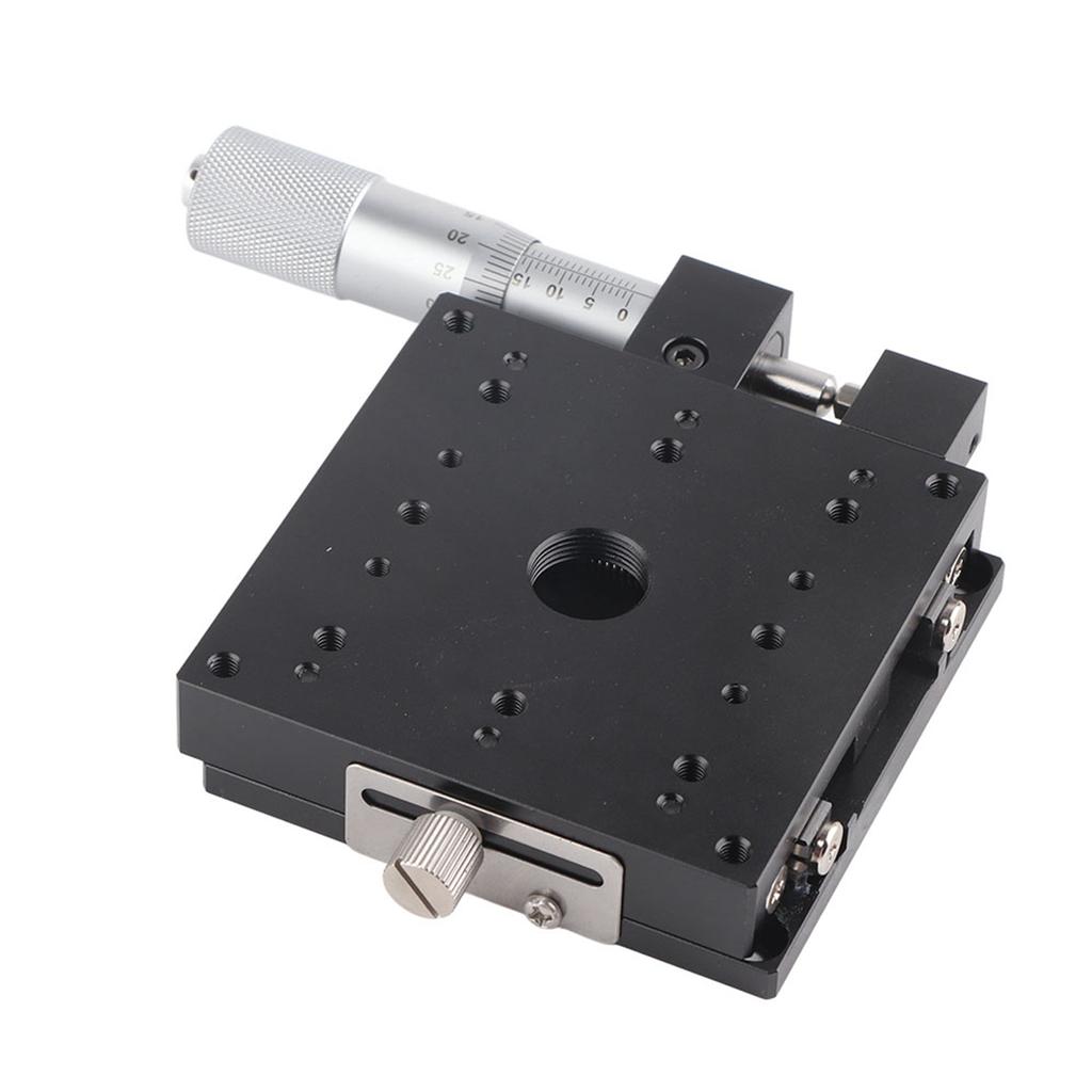 SEMX80 AS Linear Stage, Aluminum Alloy Manual Slide Table with Roller , Machining for Laboratory Inspection Mechanical Equipment
