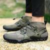 Unisex Mid-Cut Non-Slip Breathable Outdoor Hiking & Fishing Shoes