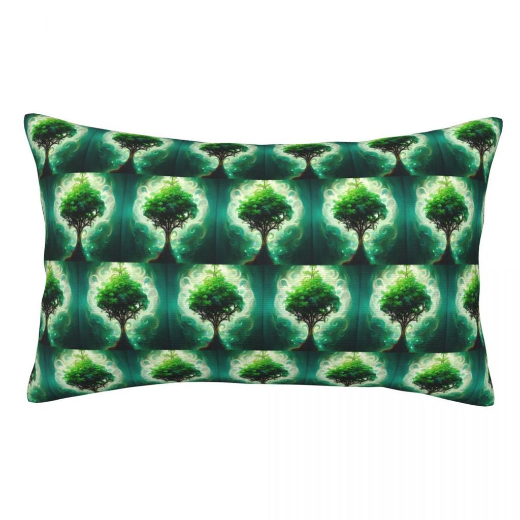 Magic Green Tree Rectangle Pillowcase Cushion Cover Decorative Bedroom Bed Home Comfort Throw Pillow