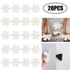 20pcs Bathtub Stickers Non-,- Shower Safety Treads Adhesive Appliques With Scraper Bright Colourful Flower Decals For Bath Tub, Stairs, Shower