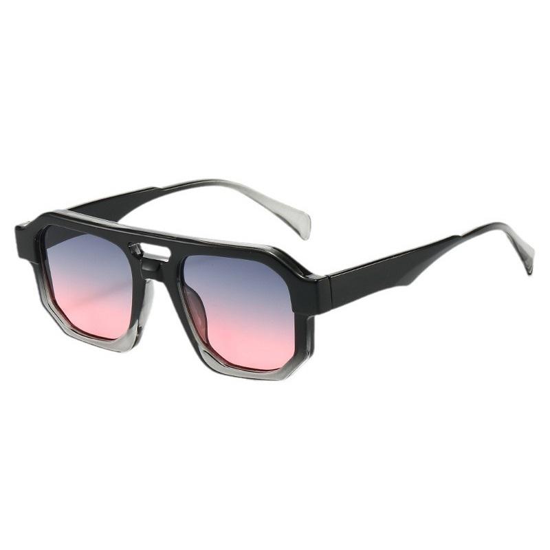 

New Square Sunglasses Women Men Retro Pilot Shades Female Luxury Sun Glasses Vintage Fashion Sun Glasses Feminino UV400 as picture
