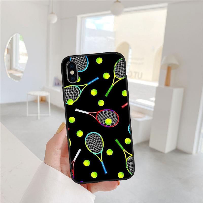 FM48 Tennis Sports Soft Shell Phone Case for Redmi Note 8 9 Pro Max 9S 9T 9C NFC 8T 8A 10A A4