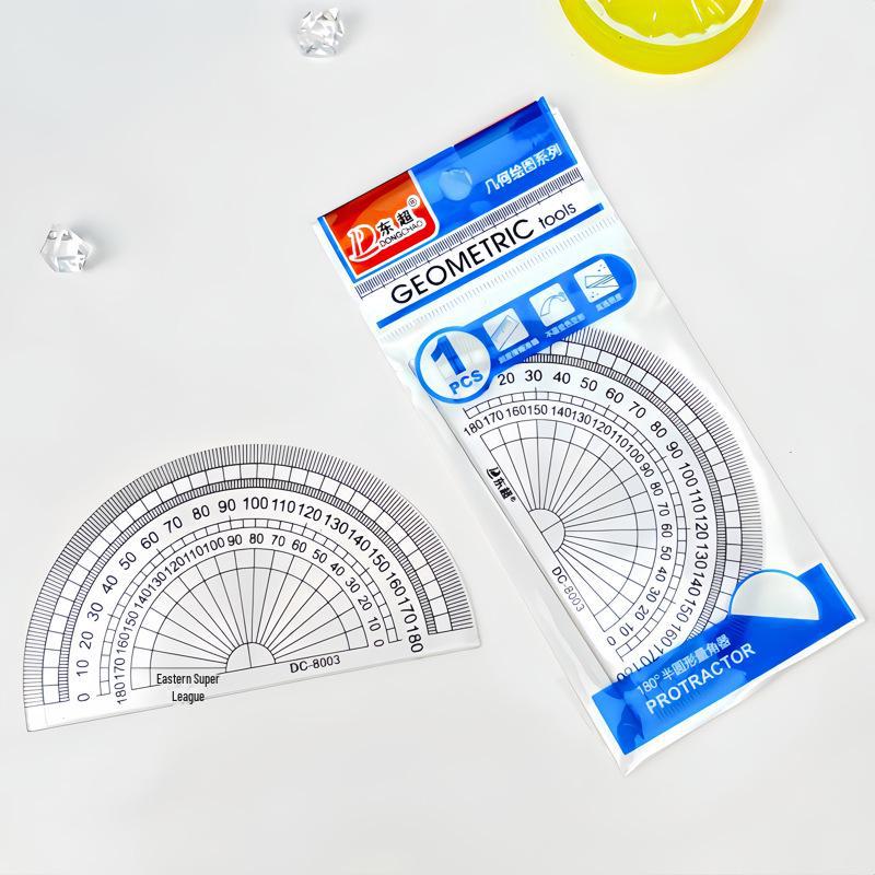 Dongchao 10cm Semicircular Protractor Ruler for Students