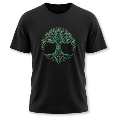 Celtic Tree of Life T-Shirt | Yggdrasil Unisex Graphic Print Tee Shirt Design