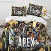 A-Apex Legends Game Gamer Cartoon Bedding Set Bedroom Soft Modern Bedspreads Comefortable Duvet Cover Quilt Cover And Pillowcase