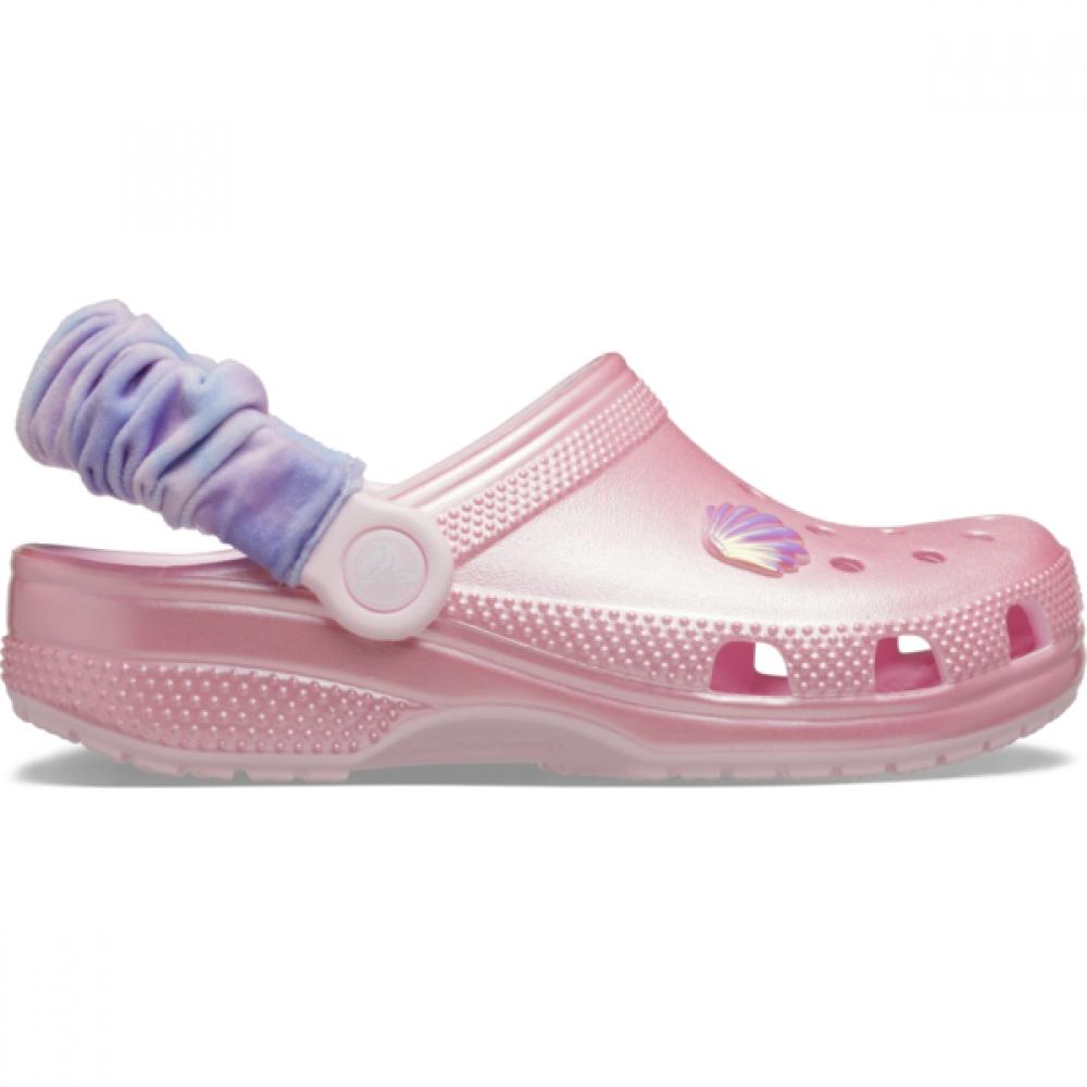 Crocs Classic Scrunch Shell Clog Toddler Pink Milk 211976 6zw