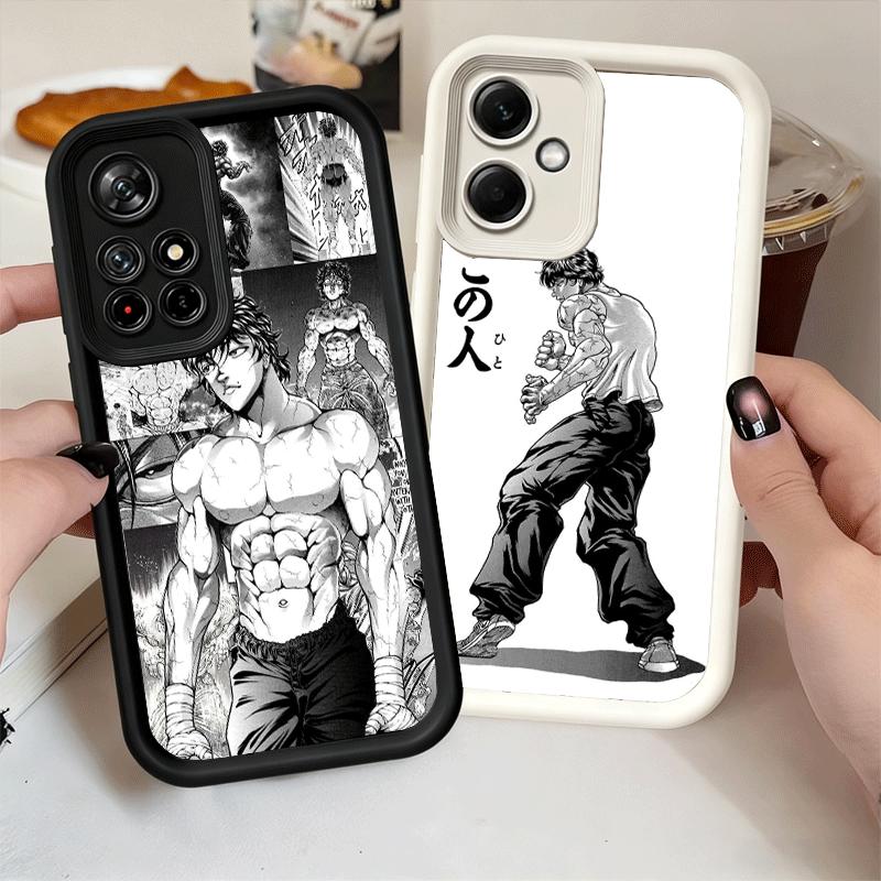 Phone Case for Xiaomi Redmi Note 15 14 13 Pro Plus Baki the Grappler Anime Shell 12S 11 11S 11T 5G 14S Soft Silicone Funda