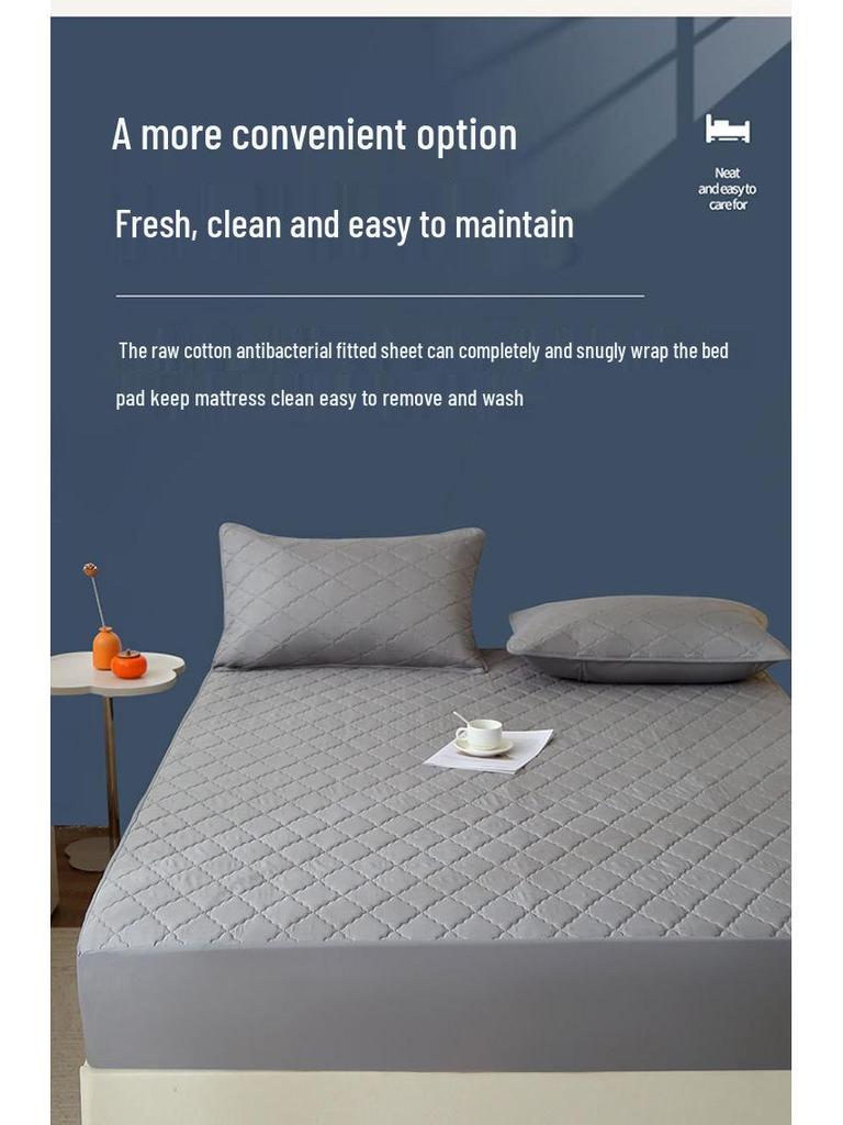 Waterproof Quilted Fitted Sheet: Machine Washable Incontinence Mattress Protector & Topper for US Standard Beds