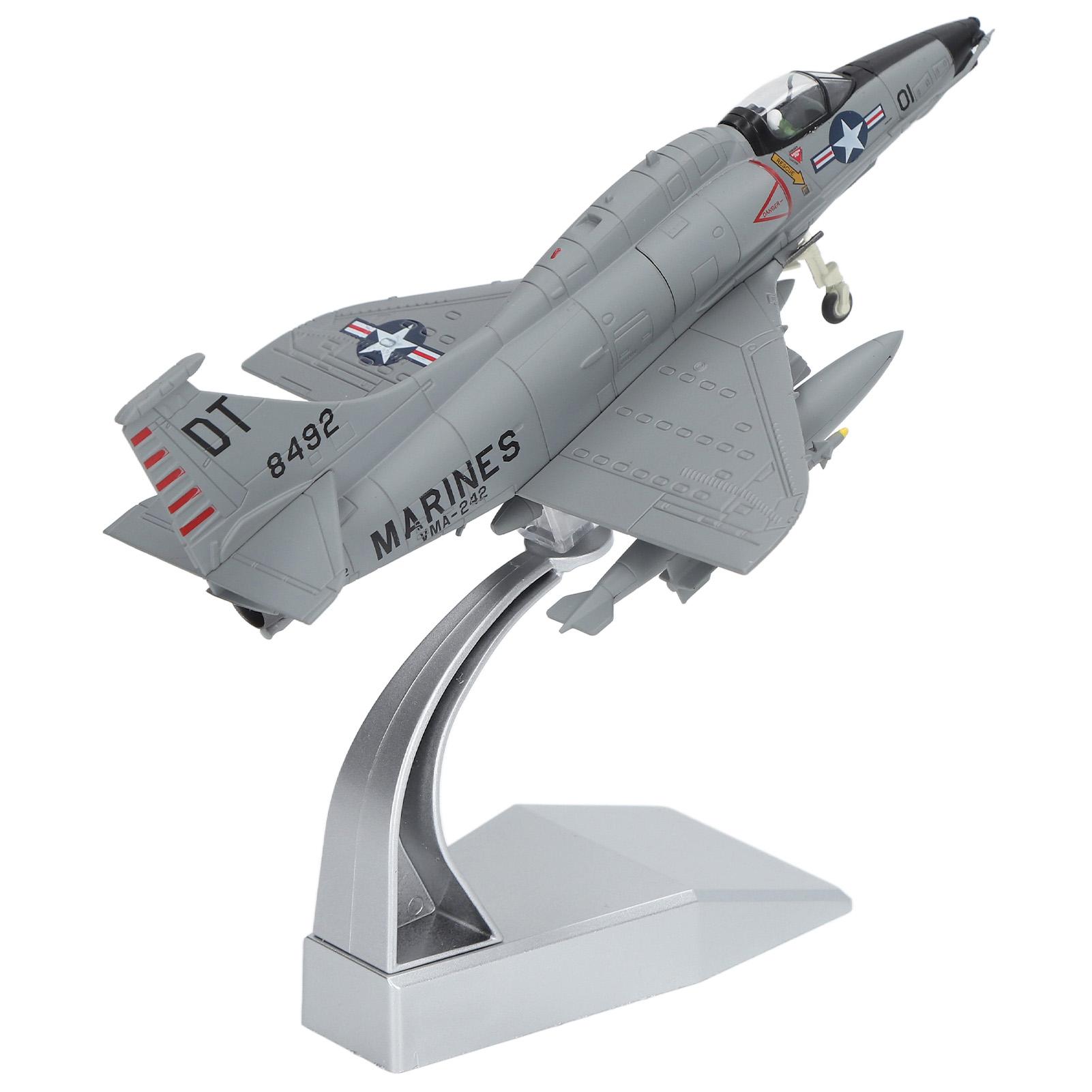 

1:72 Diecast Airplane Model Alloy Home Store Simulated Lifelike Aircraft Toy Decoration Collection