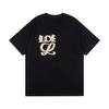 High Version of Summer Tide Brand Loe Luojia 25 New Joint Letter Printed Cotton Men and Women Loose T-shirt Short Sleeve