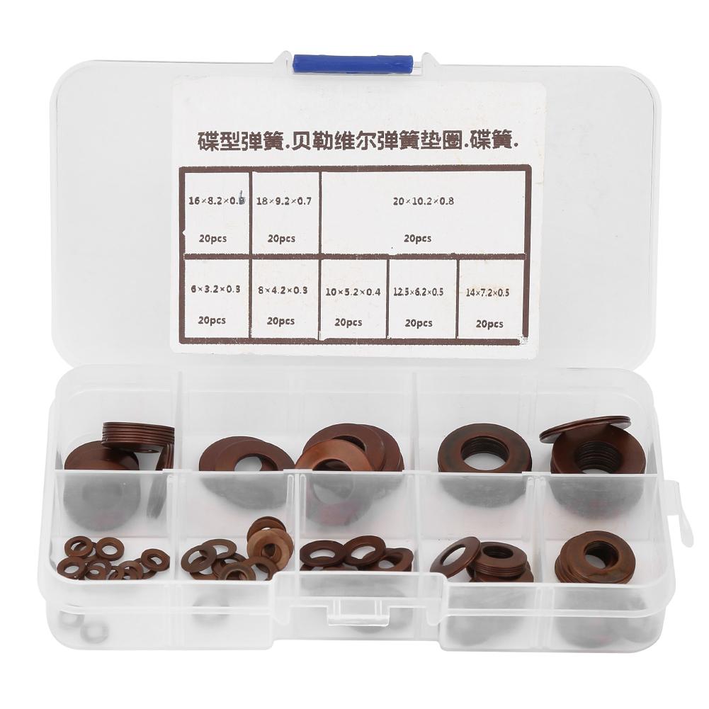 

8 Types Belleville Compression Spring Disc Washer Gasket Disc Spring