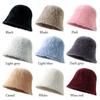 Furry Plush Bucket Hat Plush Basin Sun Cap Outdoor Panama Hat  for Women