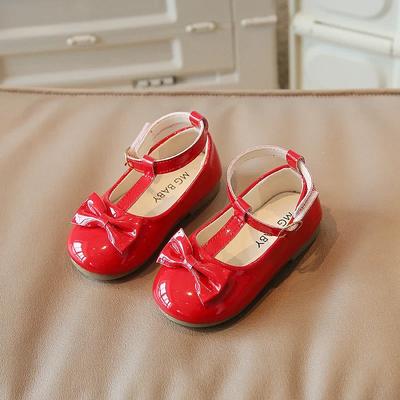 Chaussures en Cuir pour Fille Printemps Nouveau Chaussure de Princesse Coréenne Mode Simple Chaussures pour Bébé Semelle Souple Chaussure de Marche pour Bébé Chaussure pour Enfant Zapatos Niña